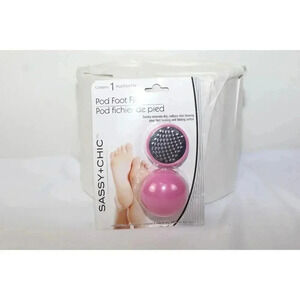 Sassy + Chic Pod Foot File - Remove Rough & Dry Skin - Retains for Easy Disposal